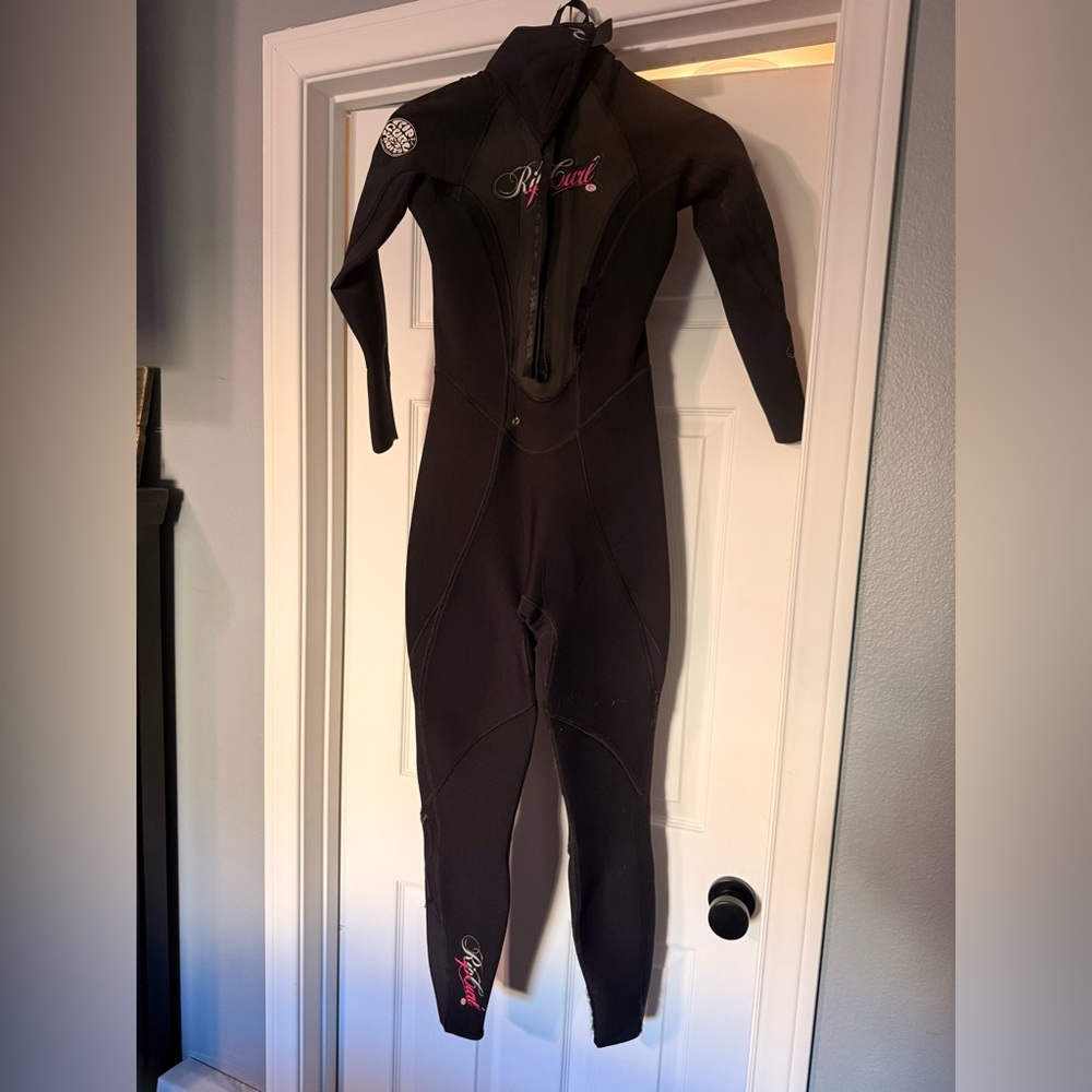 Rip Curl Black Kids One Piece Wetsuit